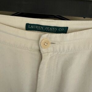 LRL Lauren Ralph Lauren White Pants Womens 16